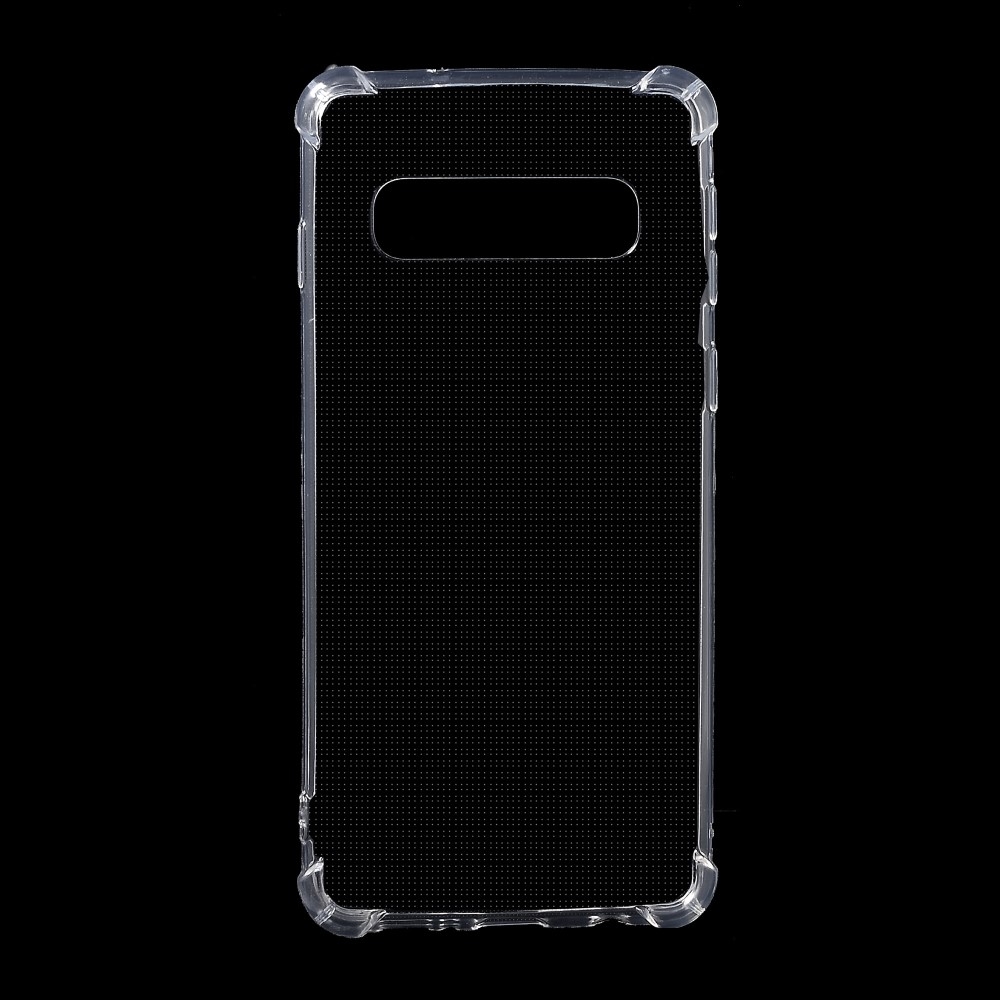 Samsung Galaxy S10 Gummi Case Hülle Air Cushion Fallschutz - Transparent