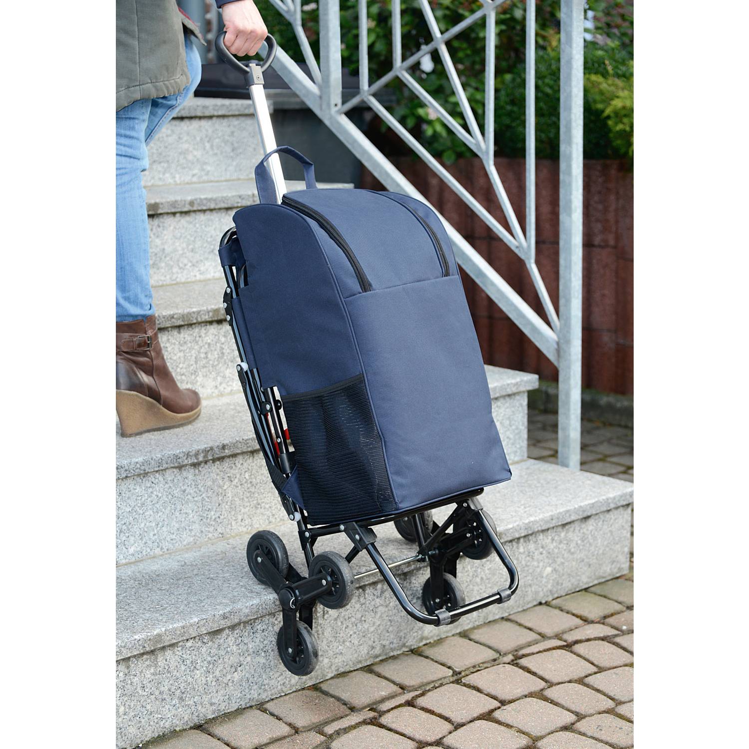 Wenko Einkaufstrolley mit Sitz