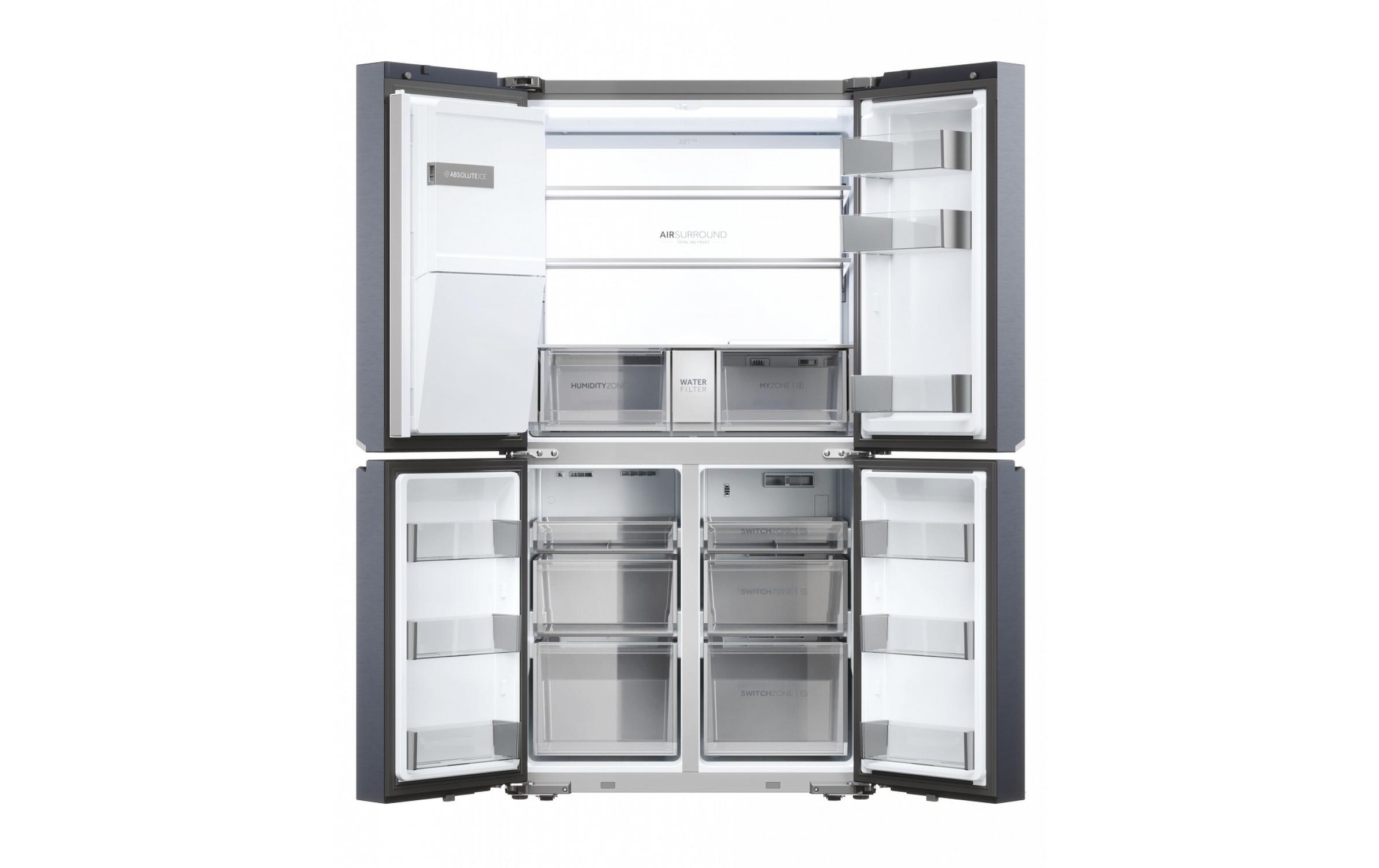 Foodcenter HCR7918EIMB Schwarz<br>Side by Side Kühlgerät