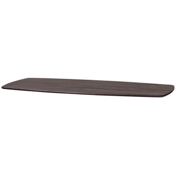 WOOOD tafelblad Tablo Deens ovaal mid brown 24 mm 210x100 cm