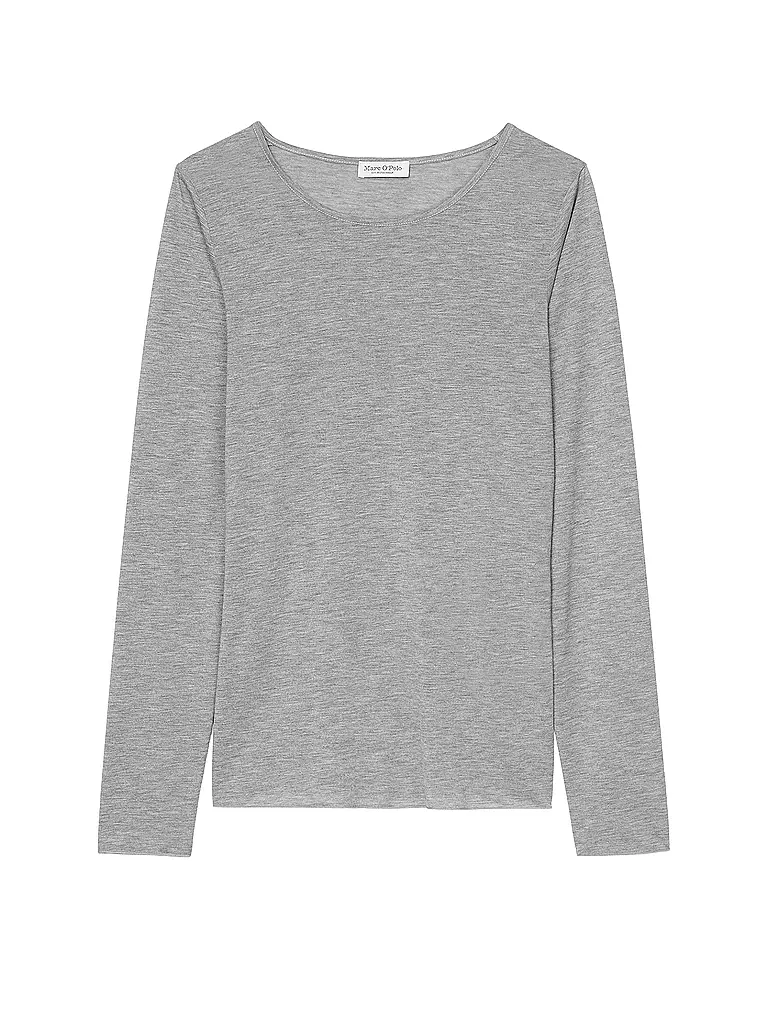 MARC O'POLO Langarmshirt grau