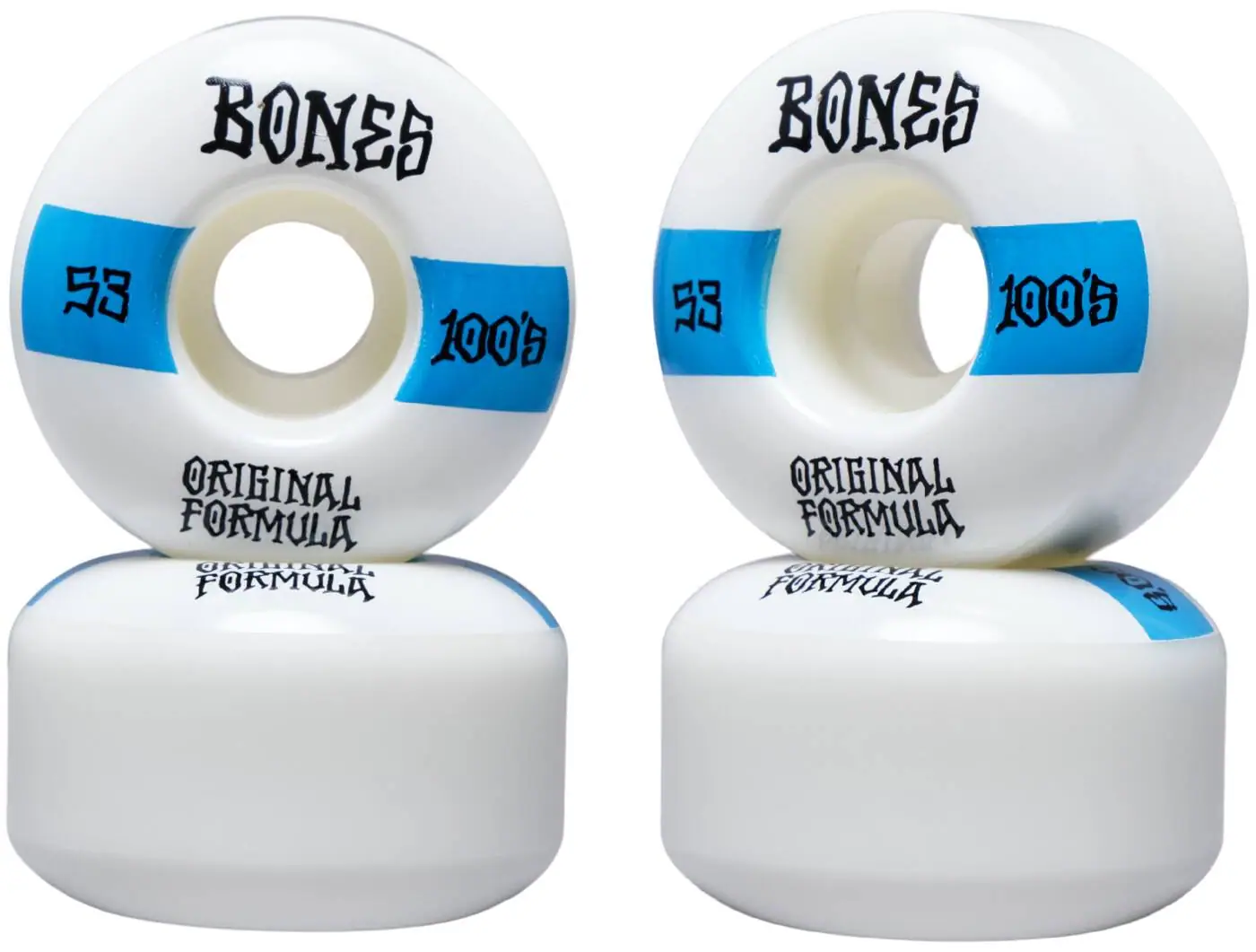 Bones 100's V4 Wide Skateboard Hjul 4-Pak | SkatePro
