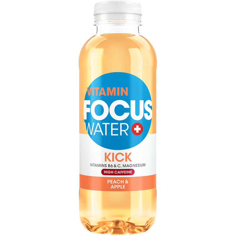 Focus Water Vitaminwasser Immunity Orange & Dragonfruit, 50 cl, 12 Stück