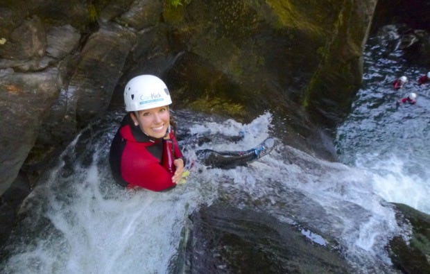 Canyoning in Sautens als Geschenkidee