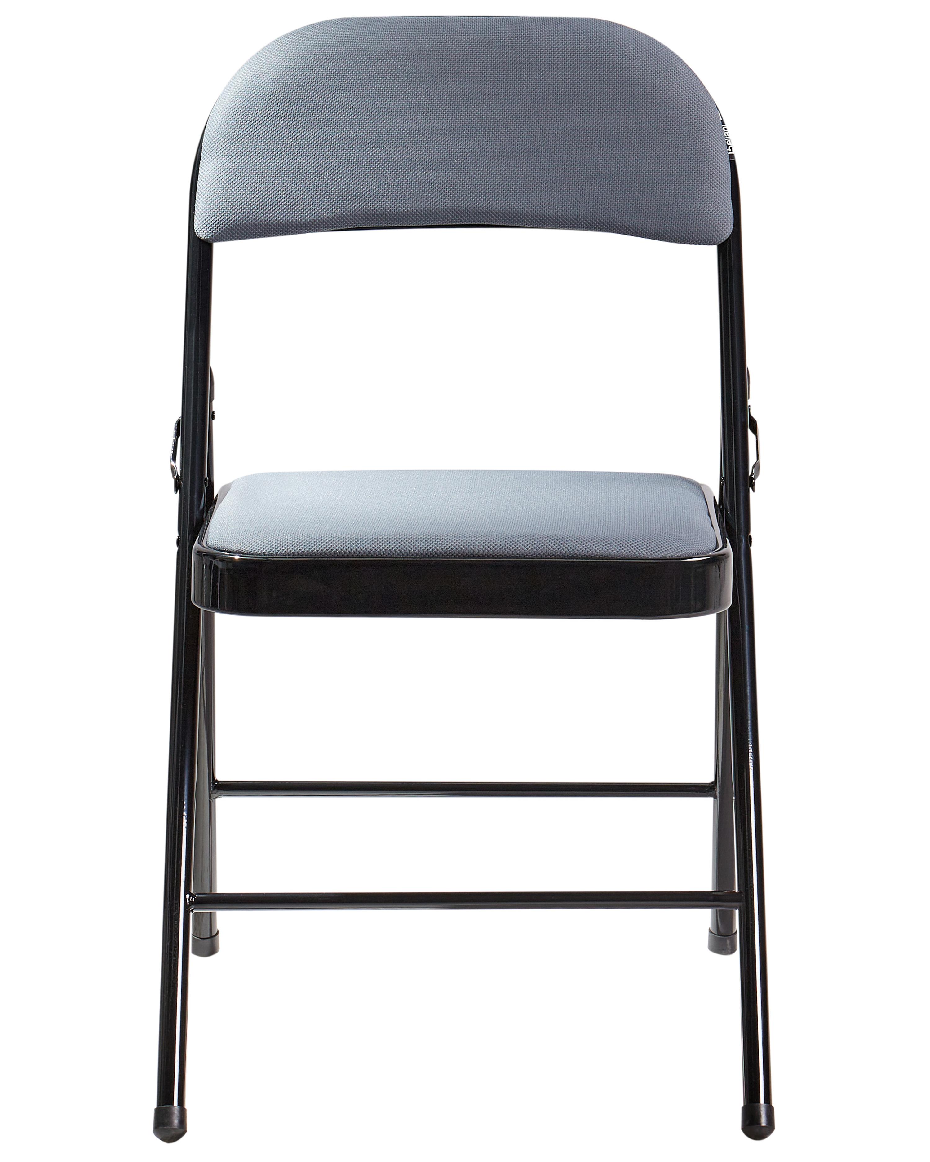 Set van 4 klapstoelen SPARKS Donkergrijs