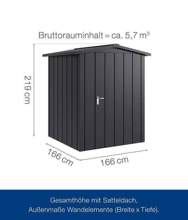 Hörmann Metallgerätehaus Juno JSD2 M-Sk