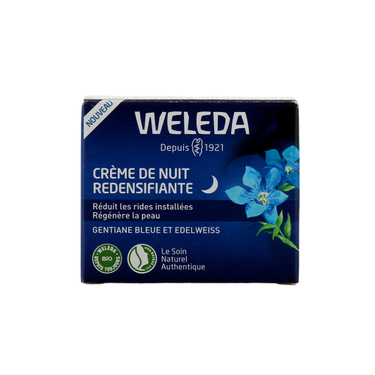 Weleda gentiane crème nuit redensifiante - Anti âge bio