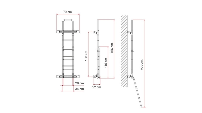 Befestigungsprofil Kit Bars Deluxe DJ Crafter ab 2017 - Silber