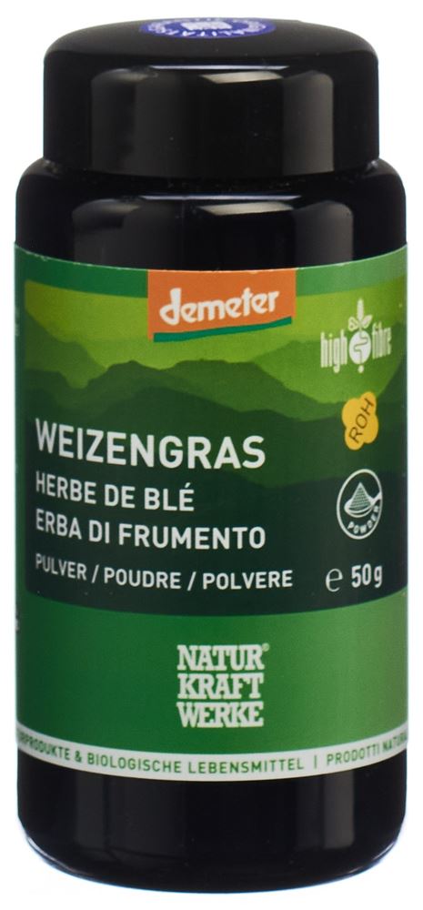 NATURKRAFTWERKE Weizengras Pulver Plv Demeter 50 g