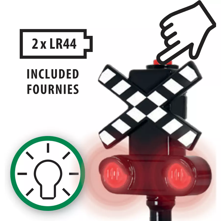 BRIO® WORLD Blinkendes Bahnsignal 33862