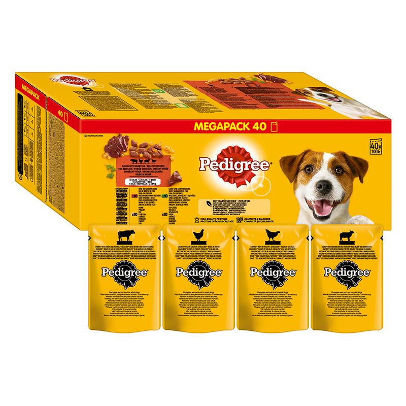 Multipack Pedigree Les classiques en sauce ou gelée