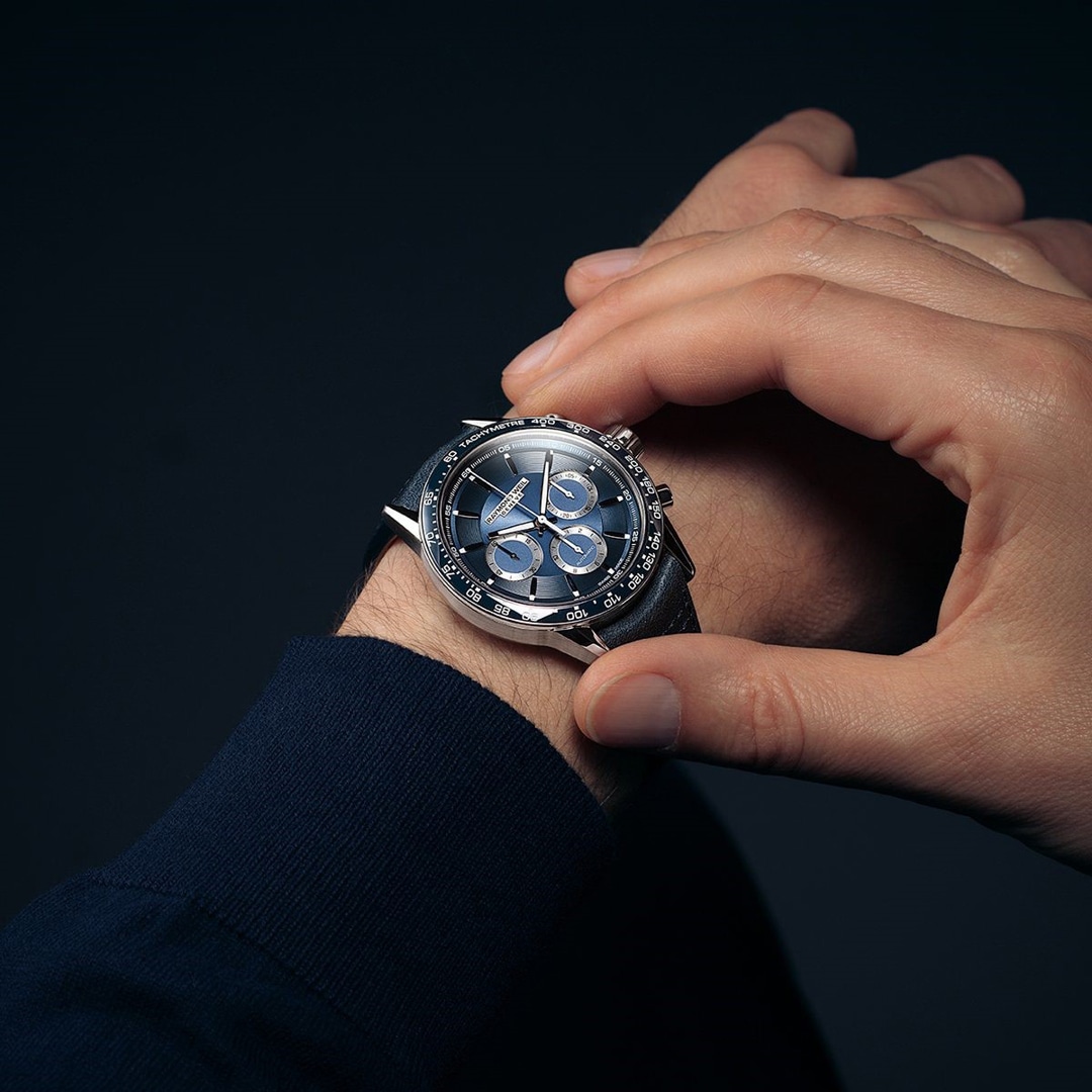 Raymond Weil Freelancer Automatik Chronograph Blau Ø 43mm