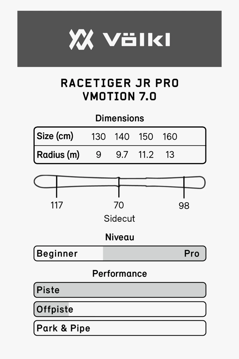 Voelkl Racetiger Pro Kinder Ski Set 2324