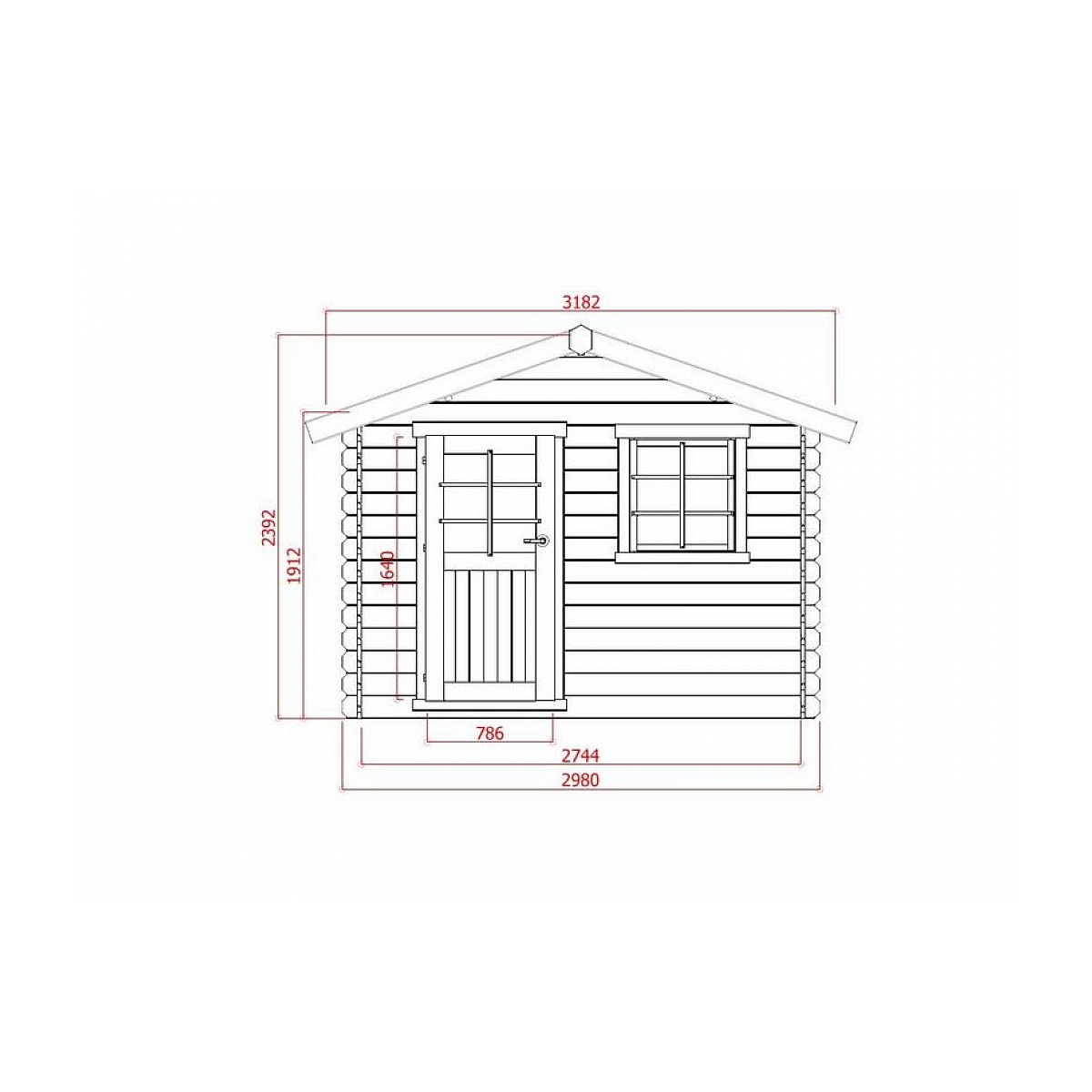 Abri de jardin maisonnette sologne