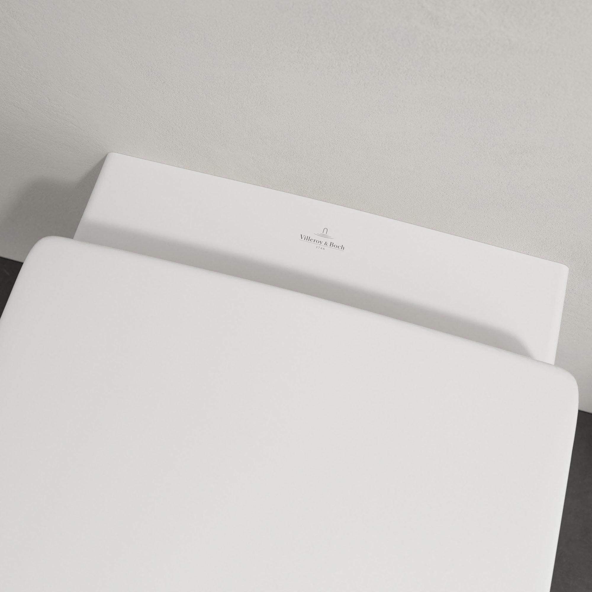 Villeroy & Boch Architectura toilet rechthoekig met softclose zitting wit glans