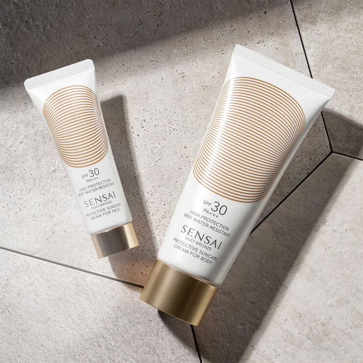 Sensai Sensai Silky Bronze Protective Cream Face SPF30 50 ml