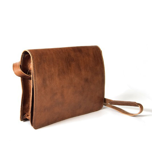 Messengertasche, hellbraun, B 52 cm, H 40 cm günstig bestellen