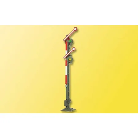 Viessmann Form-Hauptsignal Schmalmast, zwei gekoppelt Flügel