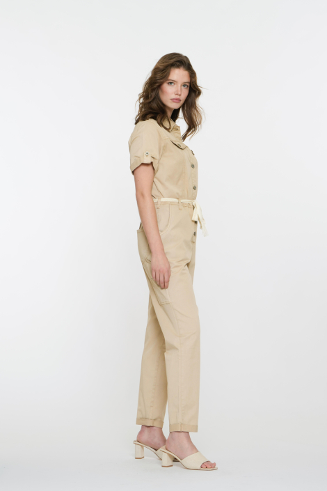 Geisha beige dames jumpsuit
