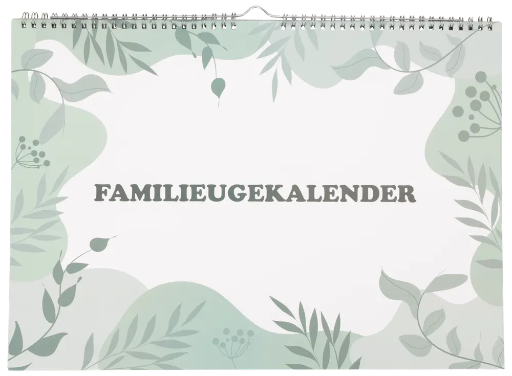 Organize Familieugekalender A3 - ass. varianter