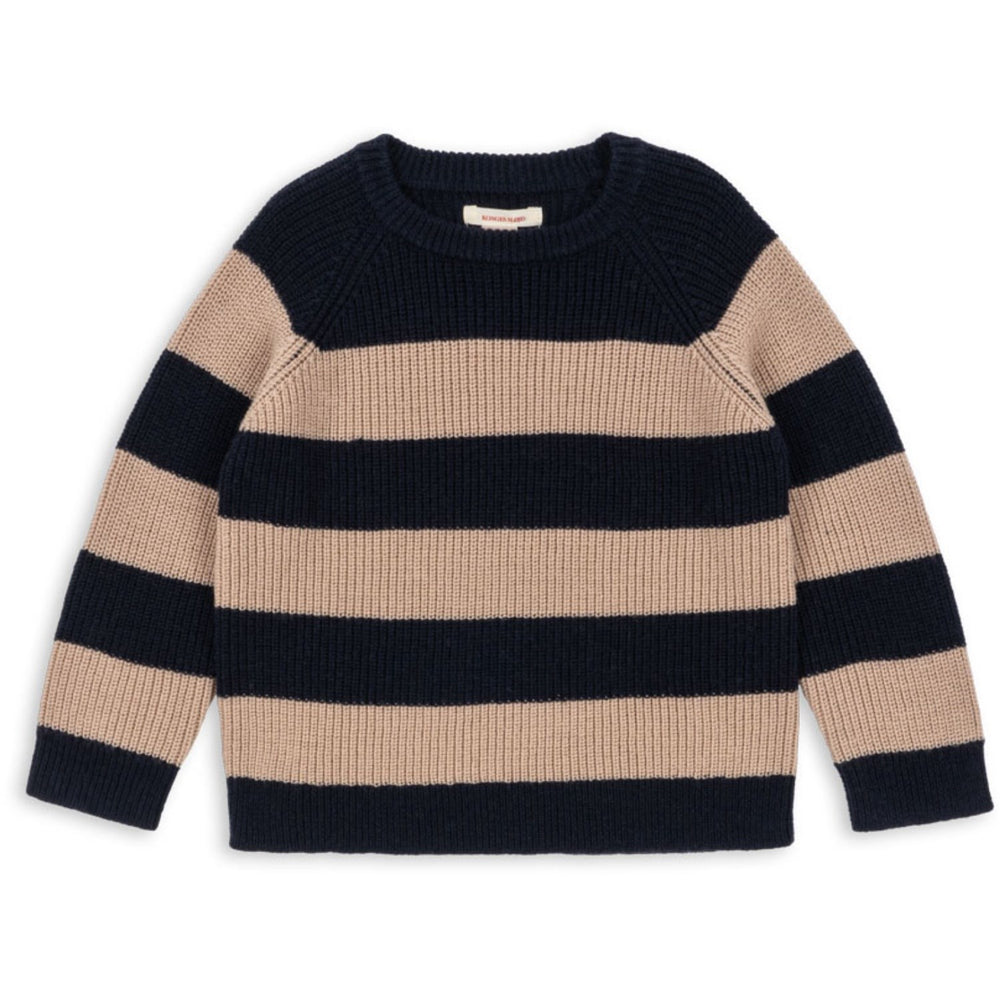 Køb Konges Sløjd Blue Stripe Vitum Strik Sweater