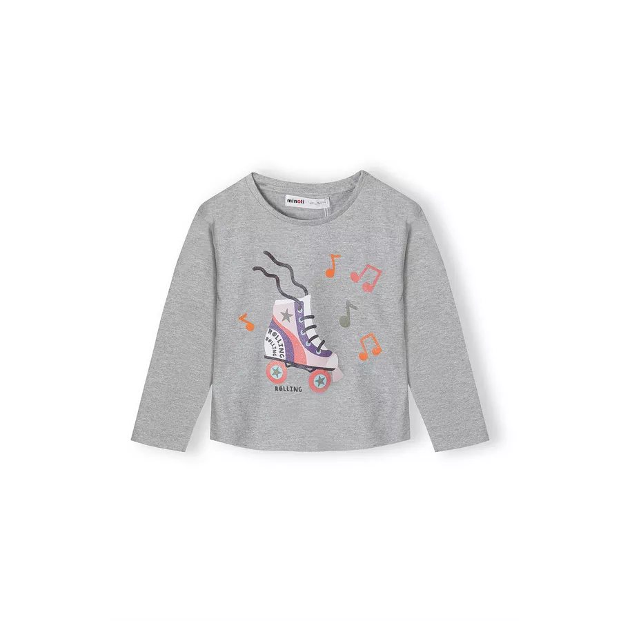 MINOTI Longsleeves Grau Meliert