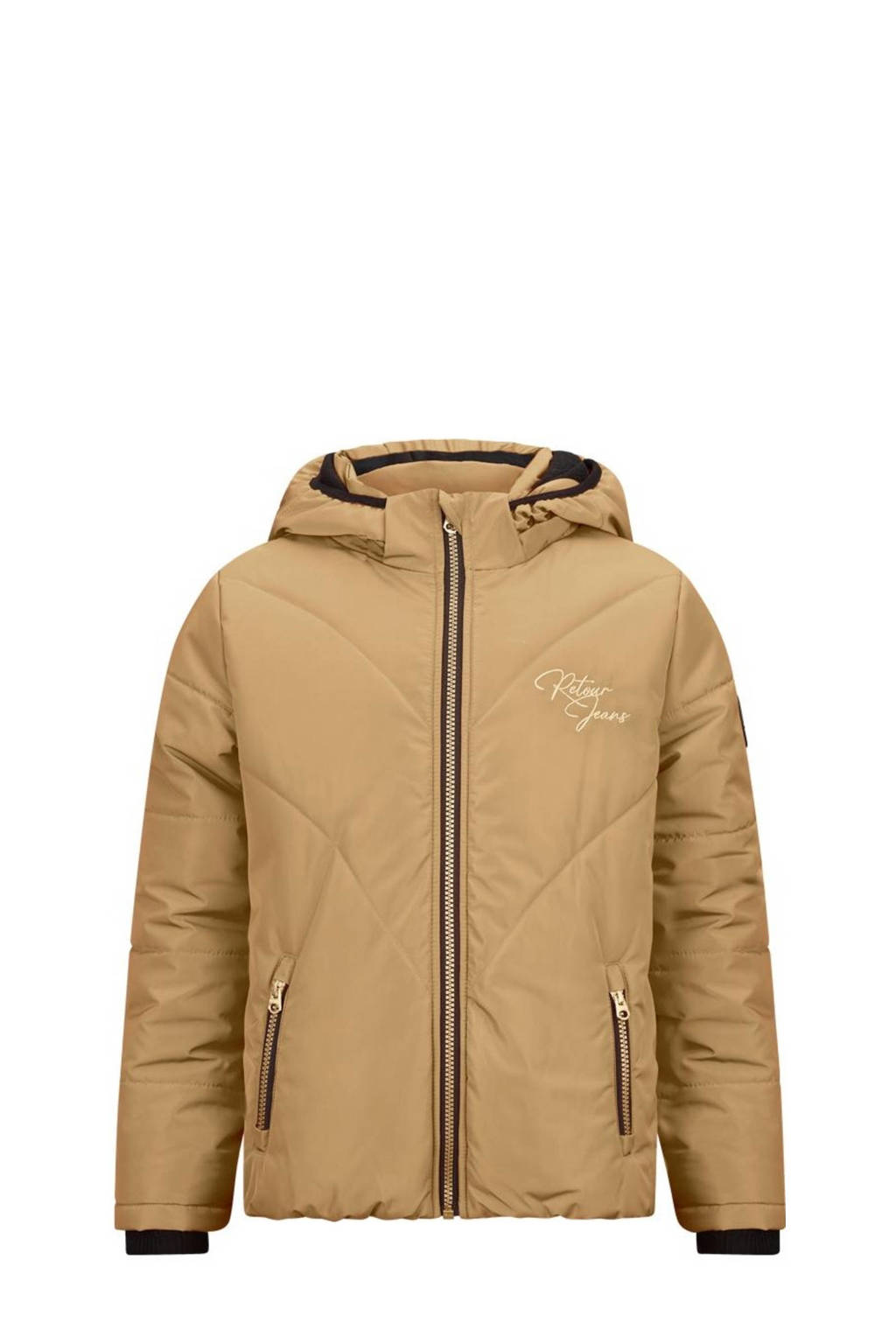 Retour Jeans gewatteerde winterjas Jael zand