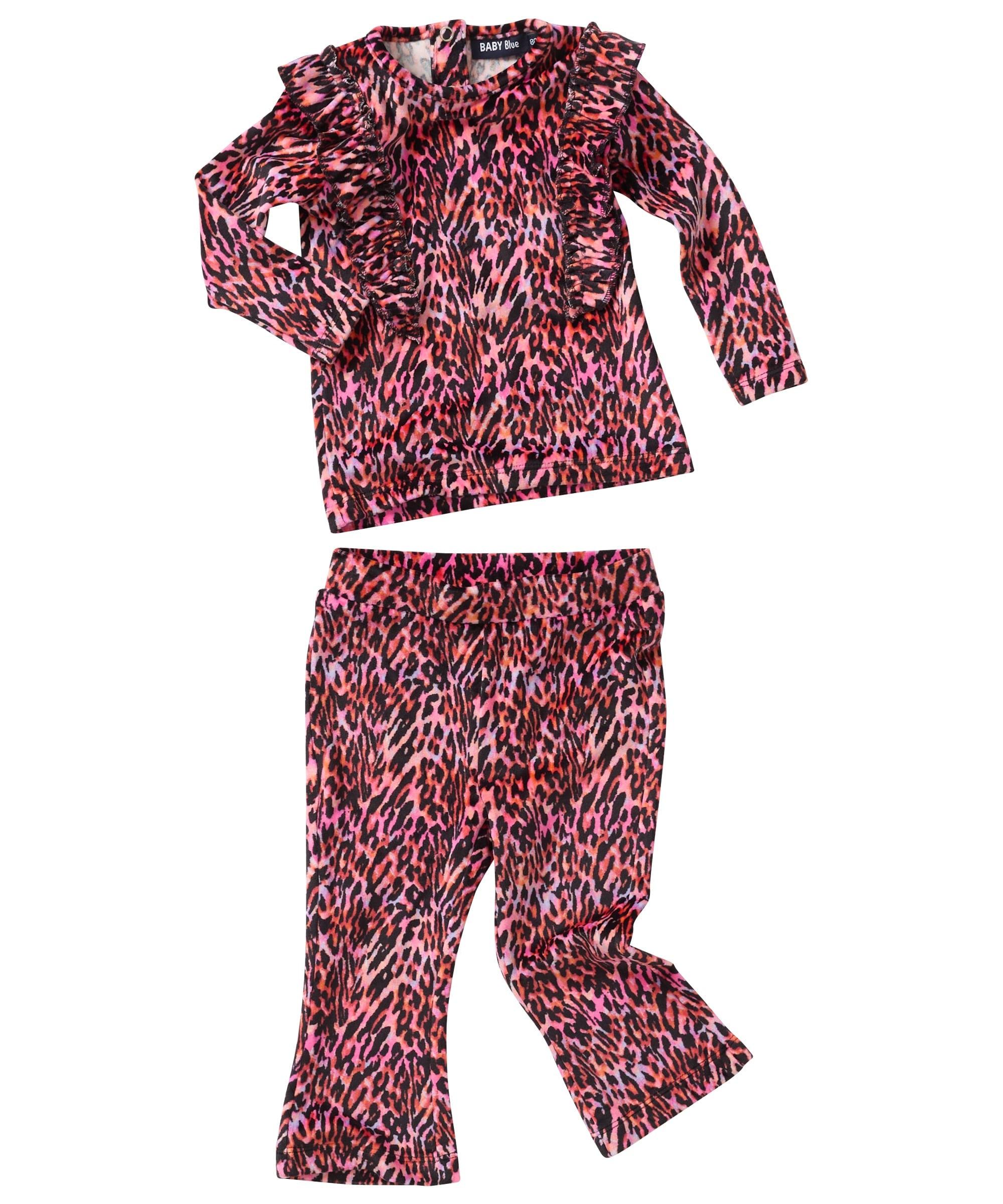 velvet top met ruches