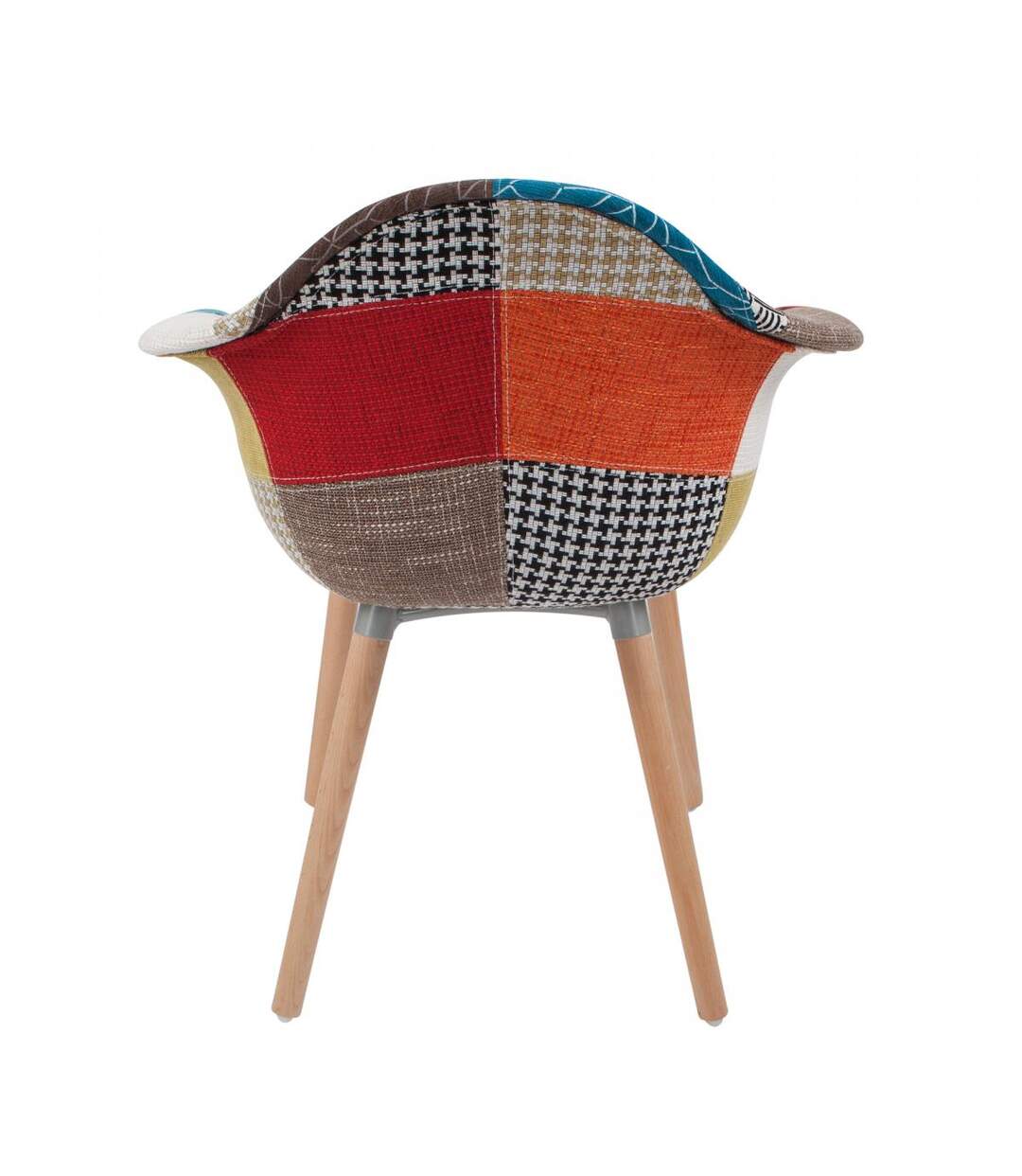 Lot de 2 fauteuils ACE en polyester doux et soyeux fait main FSC