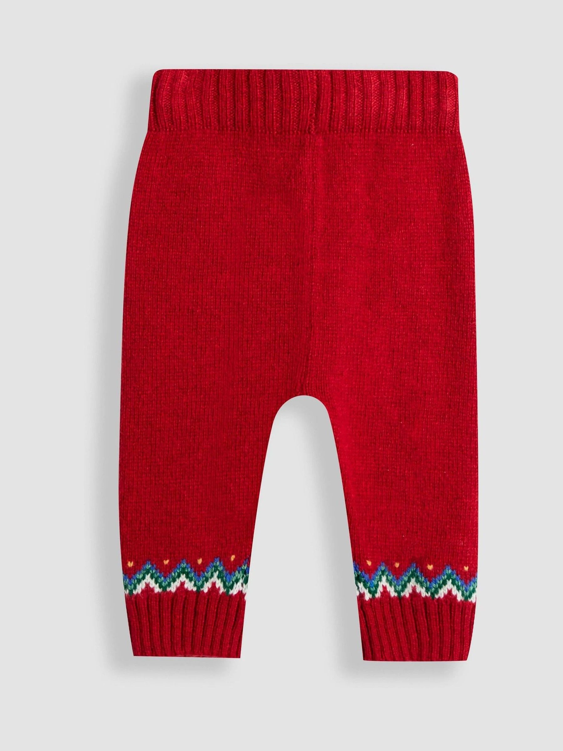 JoJo Maman Bébé 2-delige Kerstmis Fair Isle Trui & Leggings Set