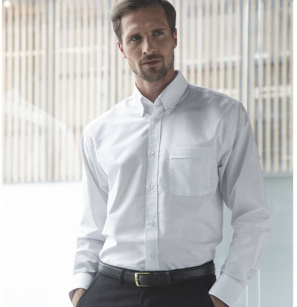 Henbury HY510 - Chemise Oxford Élégante pour Hommes Polyvalente