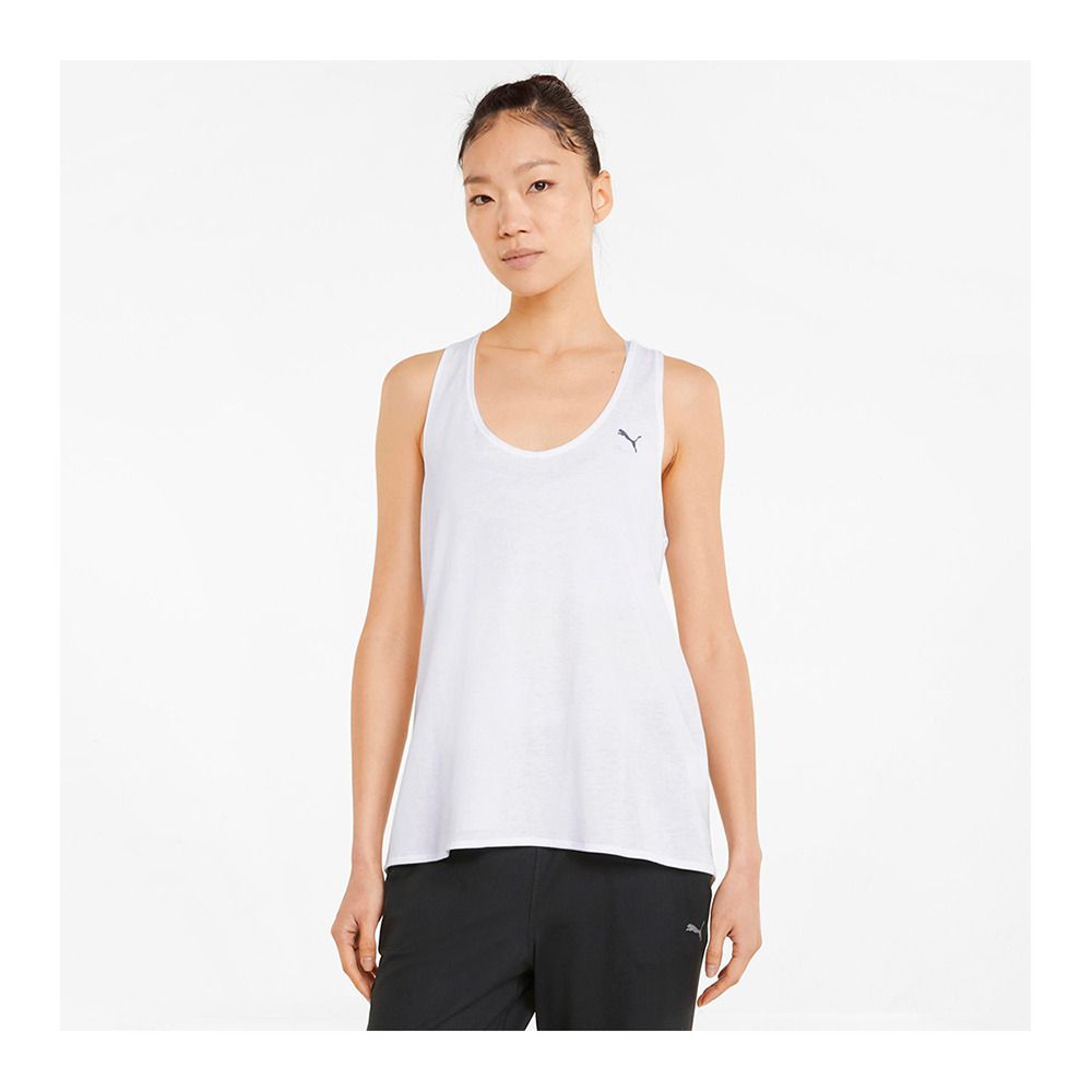 Puma STUDFOUND RELXD TANK - Débardeur Femme puma white
