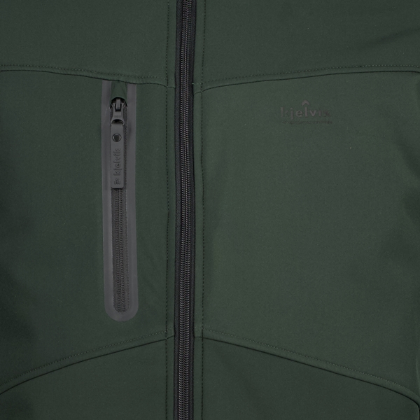 Kjelvik gewatteerde heren softshell jas groen