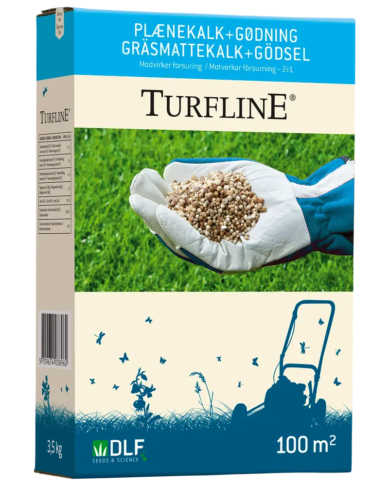 Turfline Plænekalk + gødning 3,5 kg