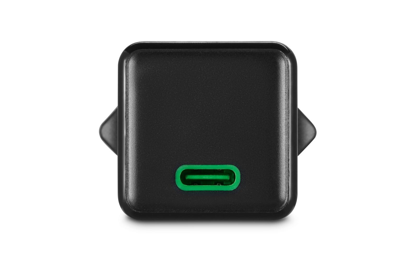 USB-Wandladegerät Mini-charger USB-C 20 W SchwarzSuper-Mini-GaN-Ladegerät USB-C