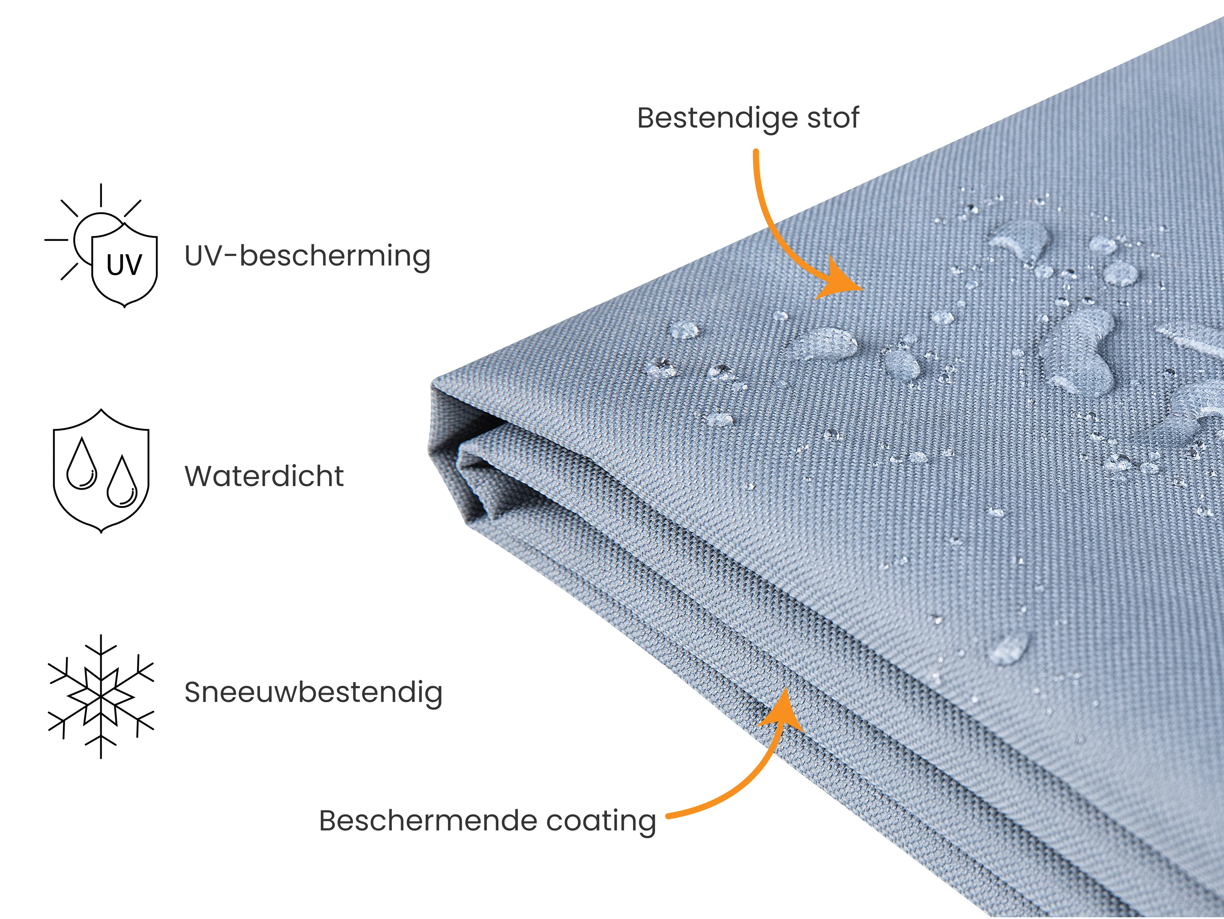 Regenhoes CHUVA 169 cm 66 cm 69 cm Grijs