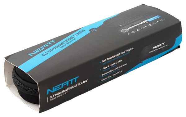 Clé Dynamométrique 1/4'' Neatt CLASSIC 2-14Nm   9 embouts