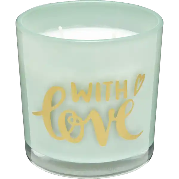 Zweidochtglas Mit Spruch Mint