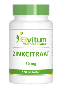 Elvitum Zink Citraat 50mg Tabletten 120TB