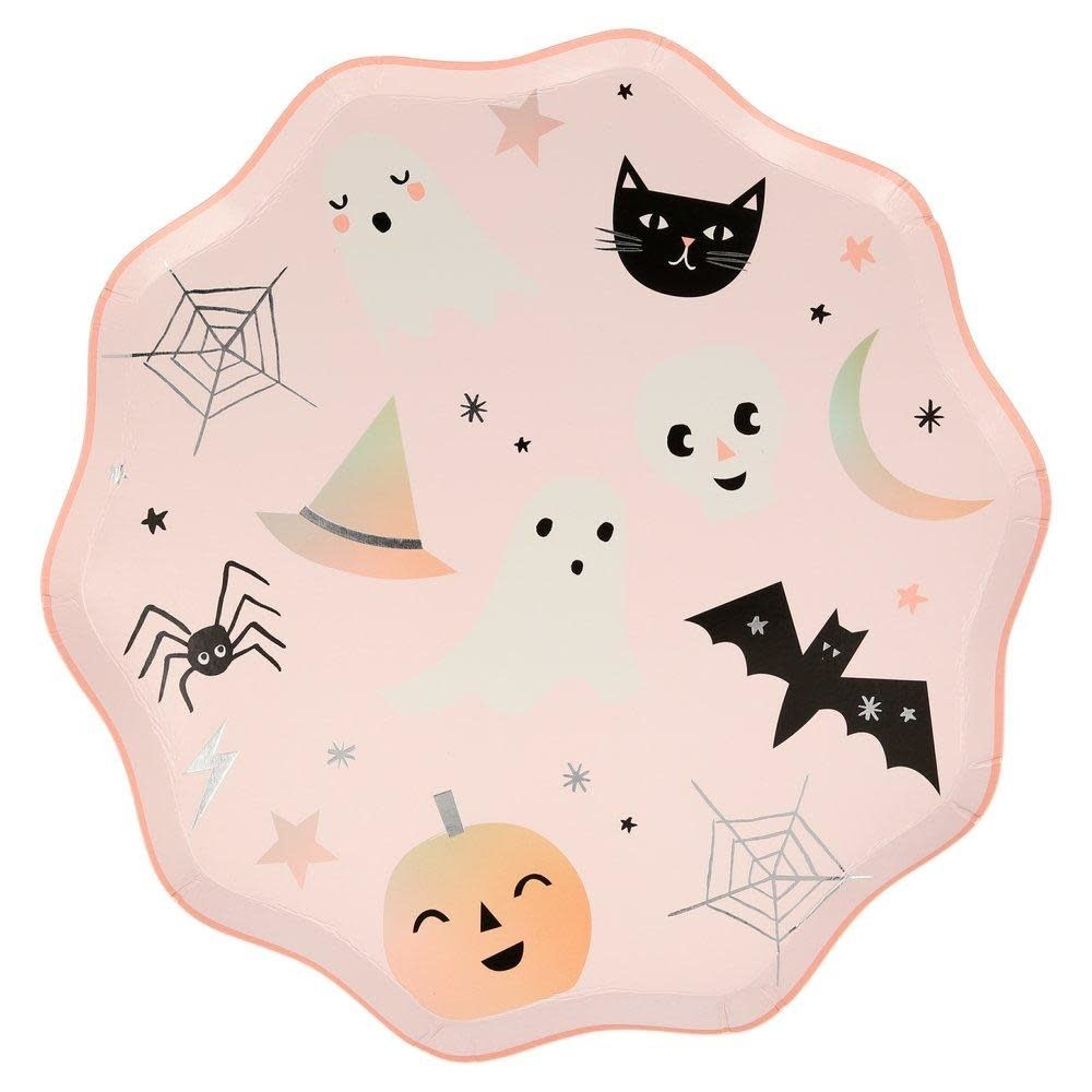 Lot de 8 assiettes en carton Halloween Meri Meri