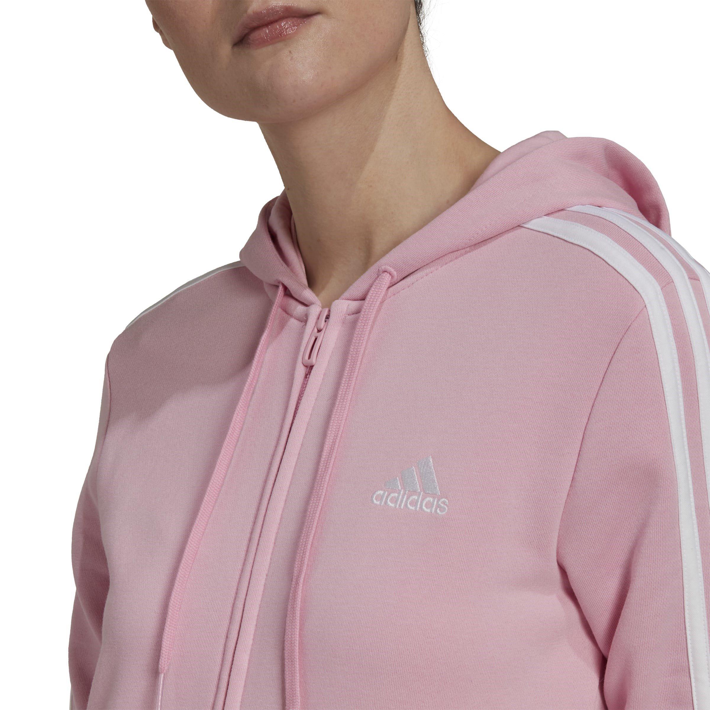 adidas adidas Essentials French Terry 3-Stripes Full-Zip Hoodie Hoody Womens