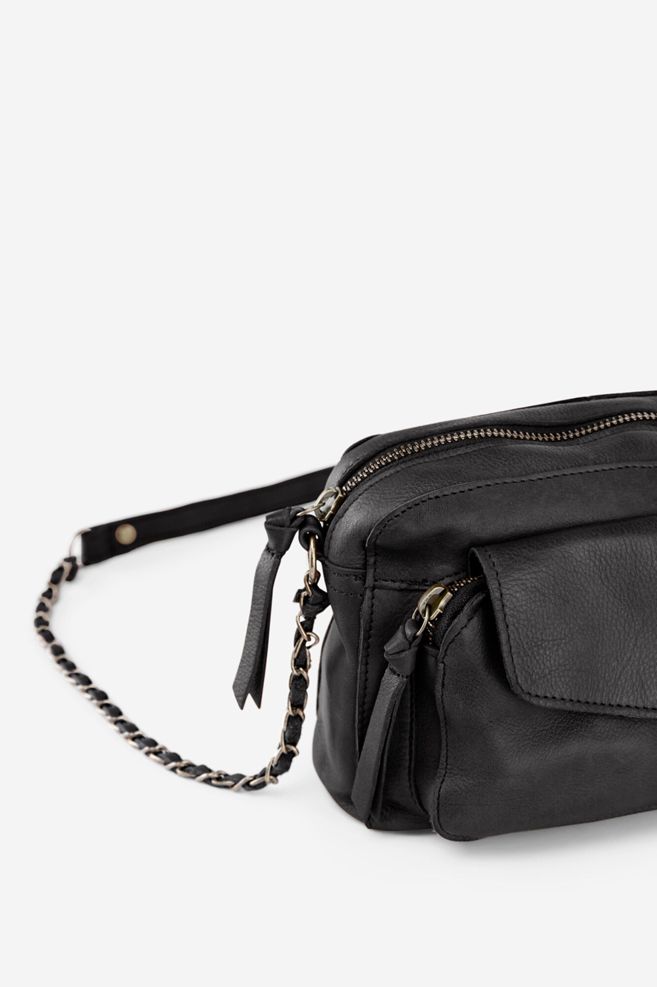 Bolsa de ombro em couro