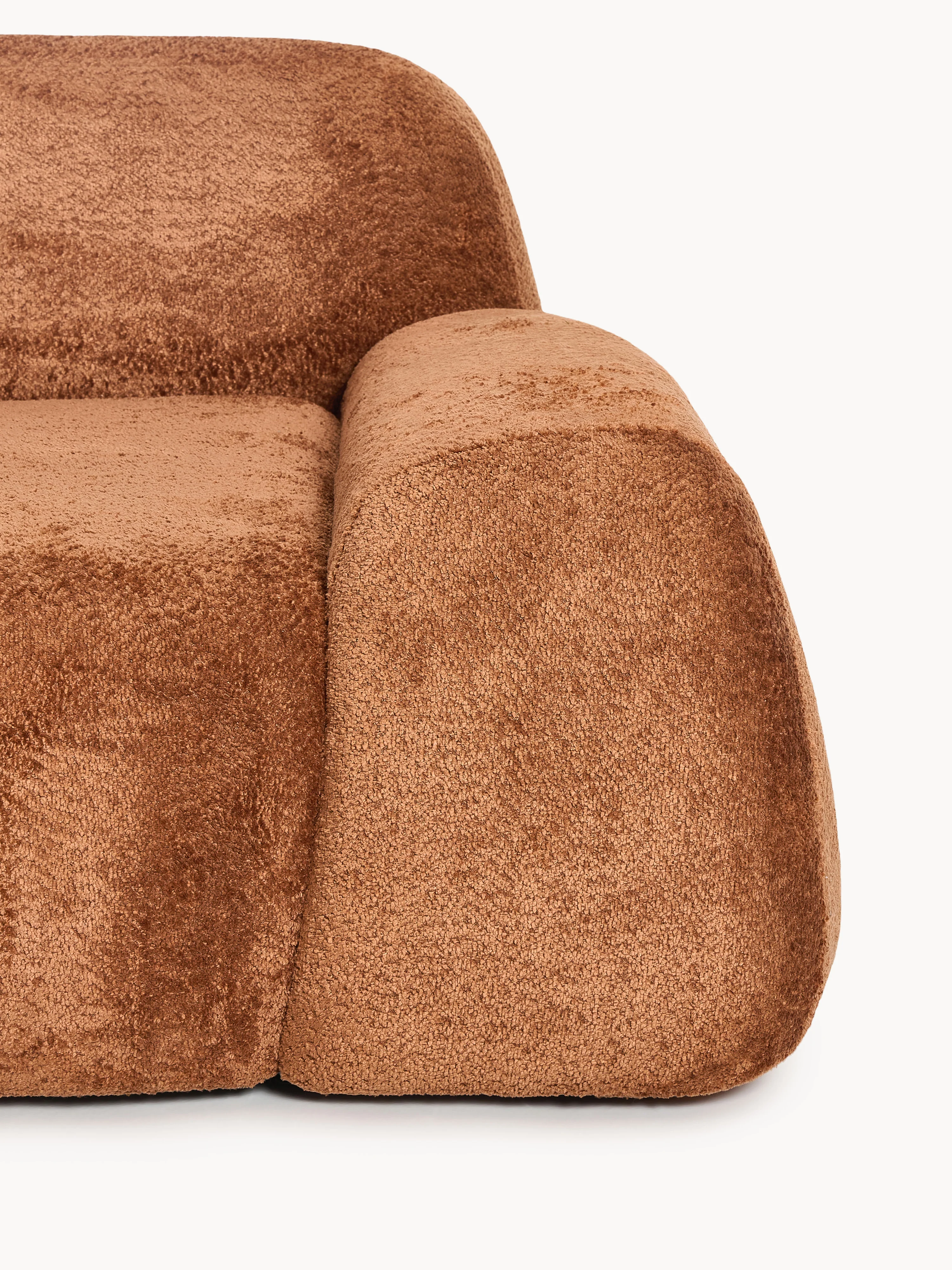 Modulaire teddy bouclé chaise Wolke (3-zits)
