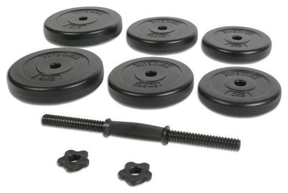 Set d'haltères fitness poids 20 Kg sport fitness biceps musculation 0701009