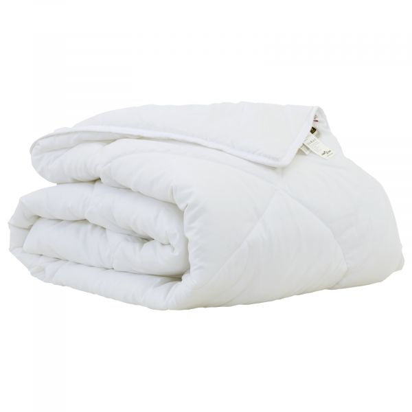 vidaXL Edredão Branco 135 x 200 cm Microfibra - 42177799