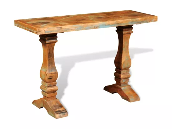 Table console Bois de récupération massif