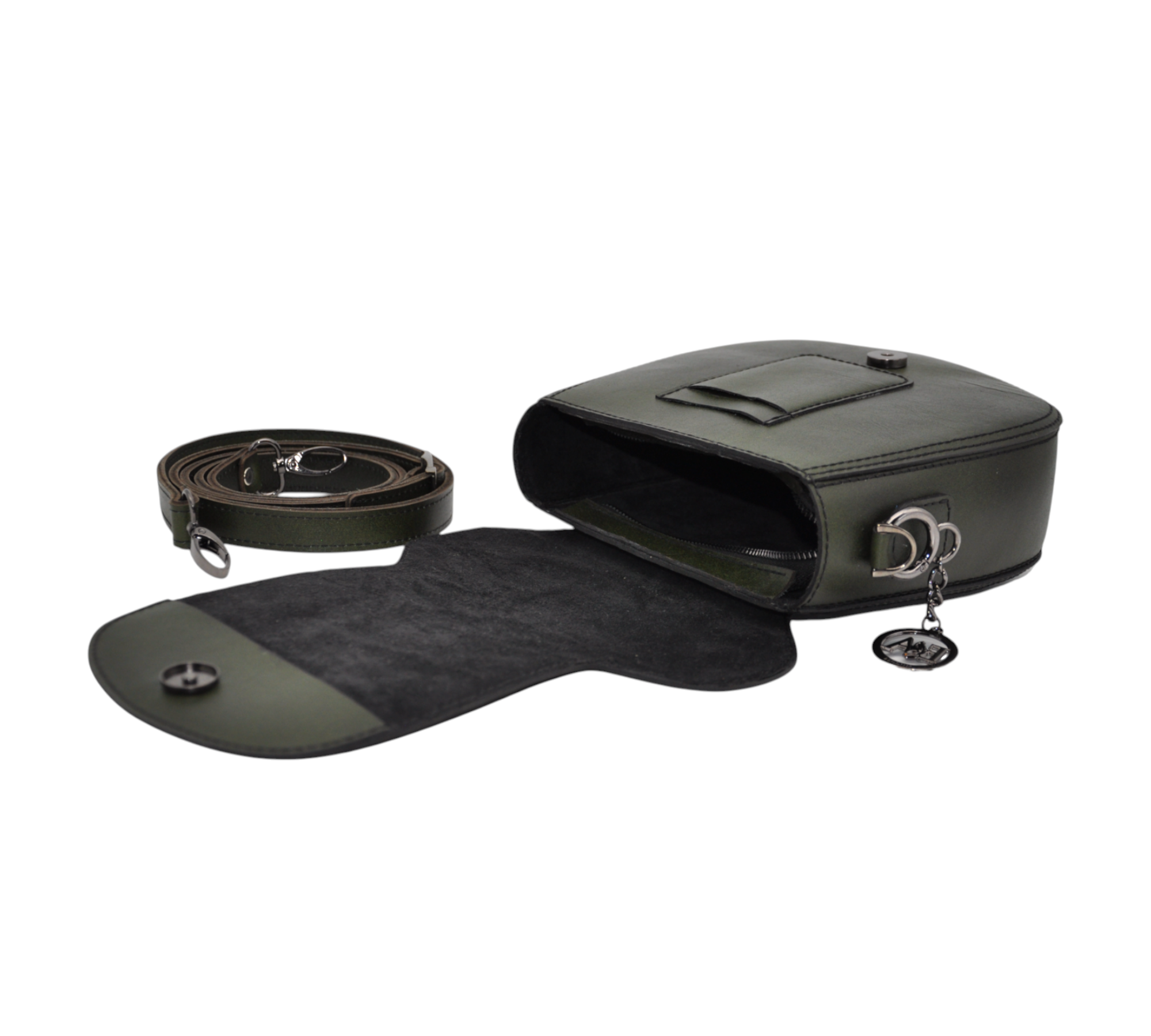 Dena – Handgemaakte kalfsleren schoudertas/crossbody