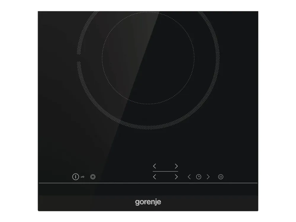 Gorenje Essential ECT322BCSC - Keramisk kogeplade - 2 plader - Niche - bredde: 28.3 cm - dybde: 49 cm - med facetteret frontkant - sort