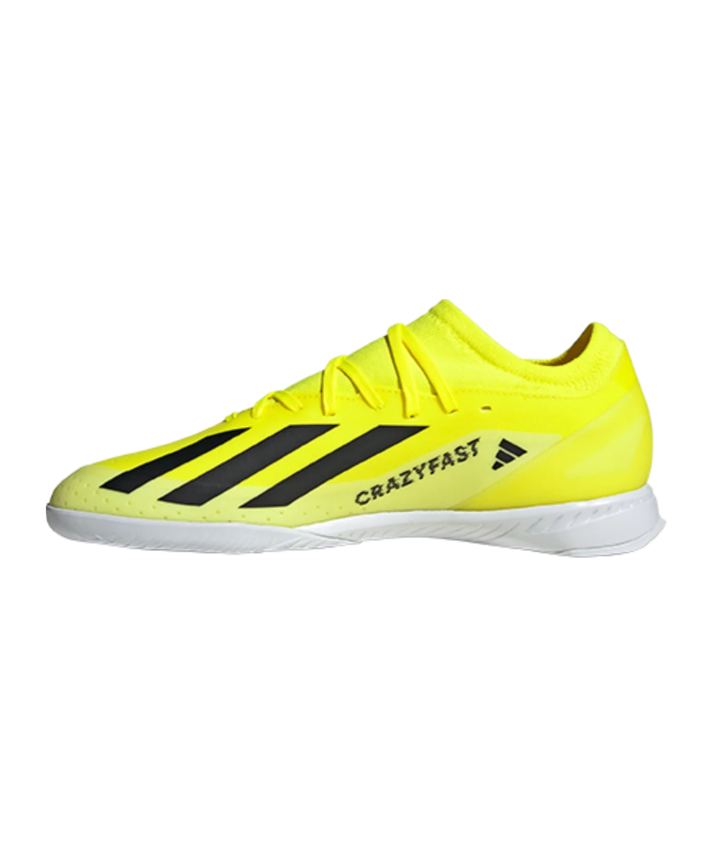 adidas X Crazyfast League IN Halle Solar Energy Gelb Schwarz Weiss