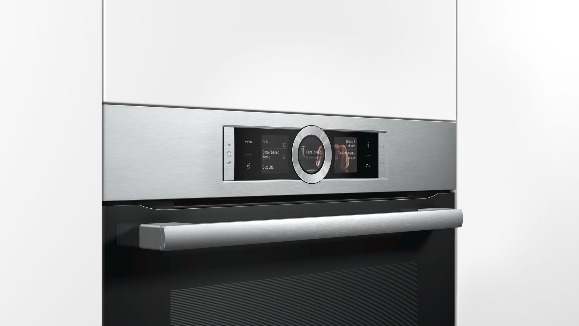 PRODUTO RECONDICIONADO # Forno Série 8 60 x 60 cm em aço inoxidável HBG6764S1-B